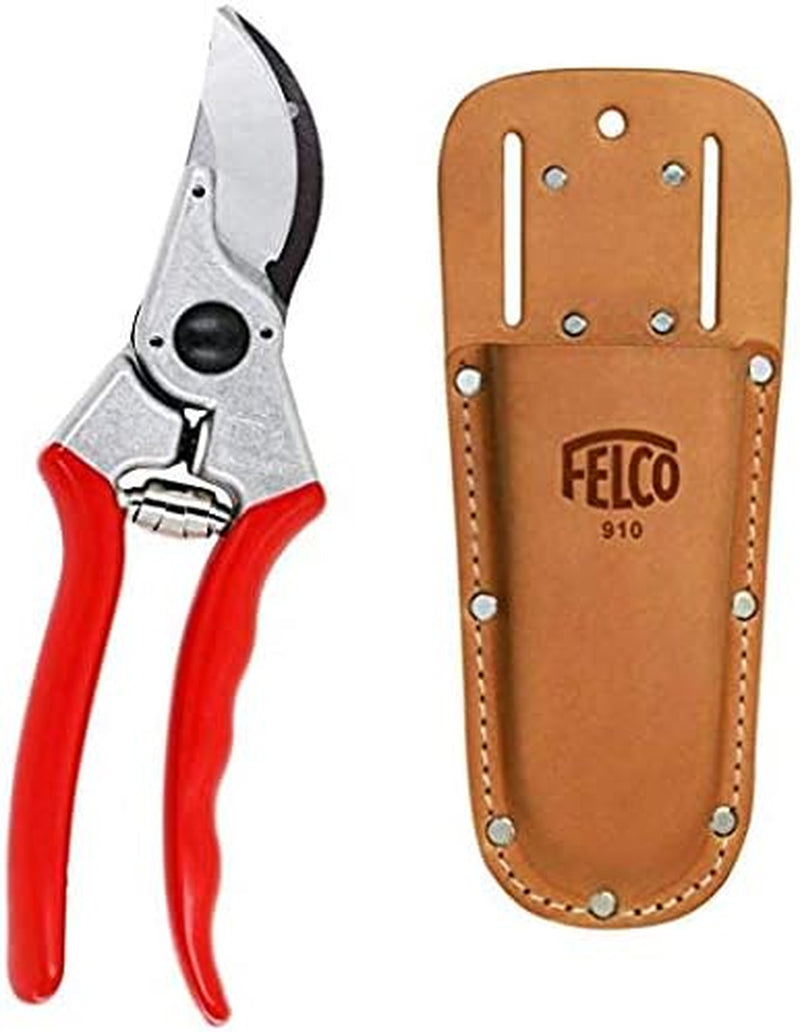 2 Bypass Pruner and Leather Holster (Bundle, 2 Items)
