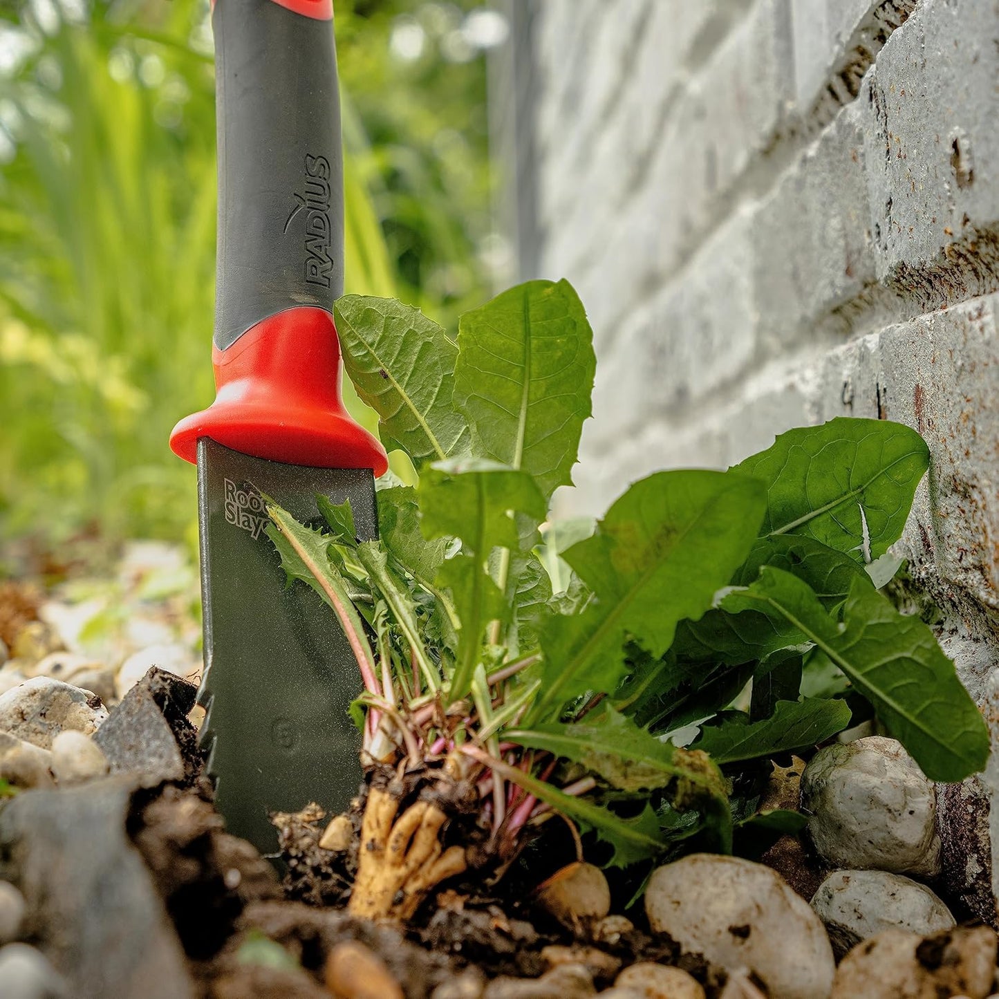 17211 Root Slayer Soil Knife with Holster, Original Red