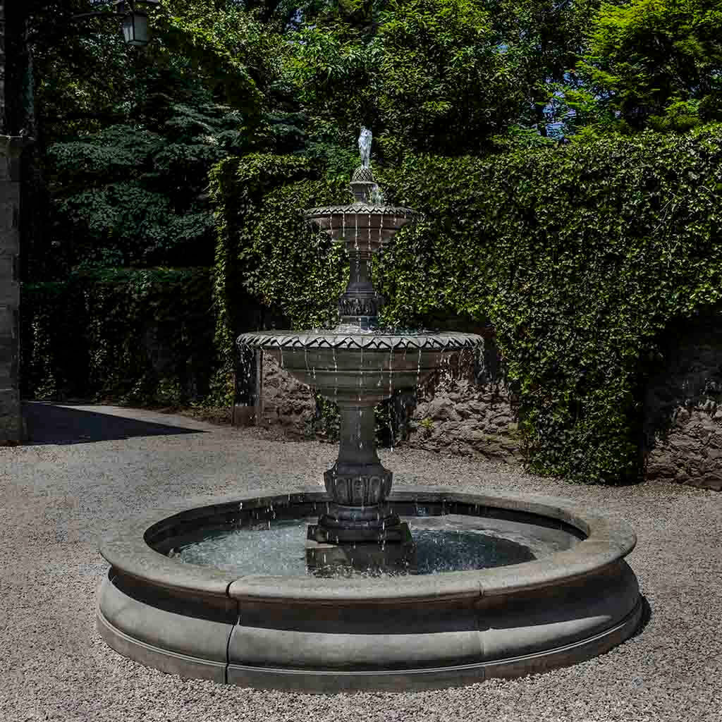 Charleston Fountain in Basin