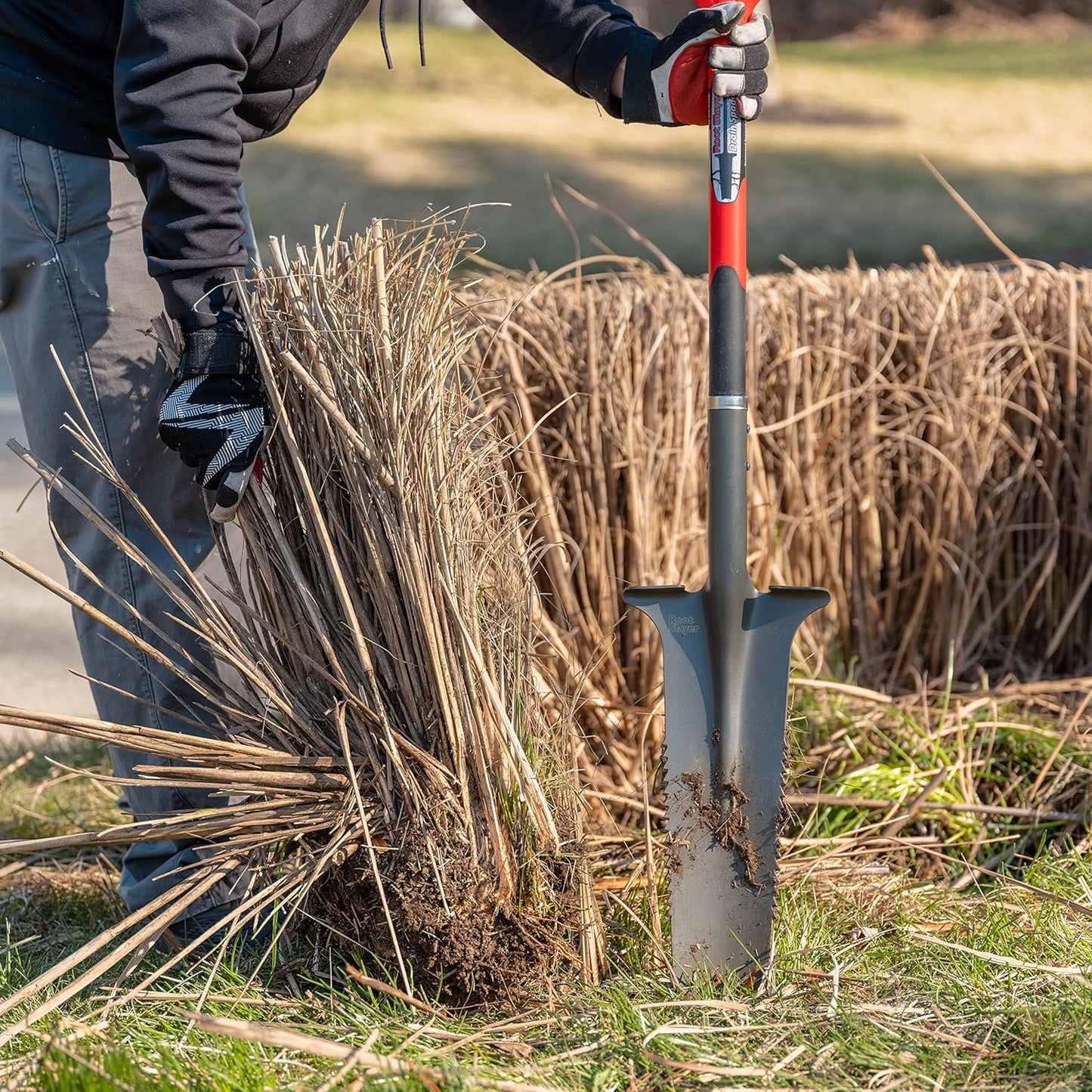 22811 Root Slayer Drain Spade, Red