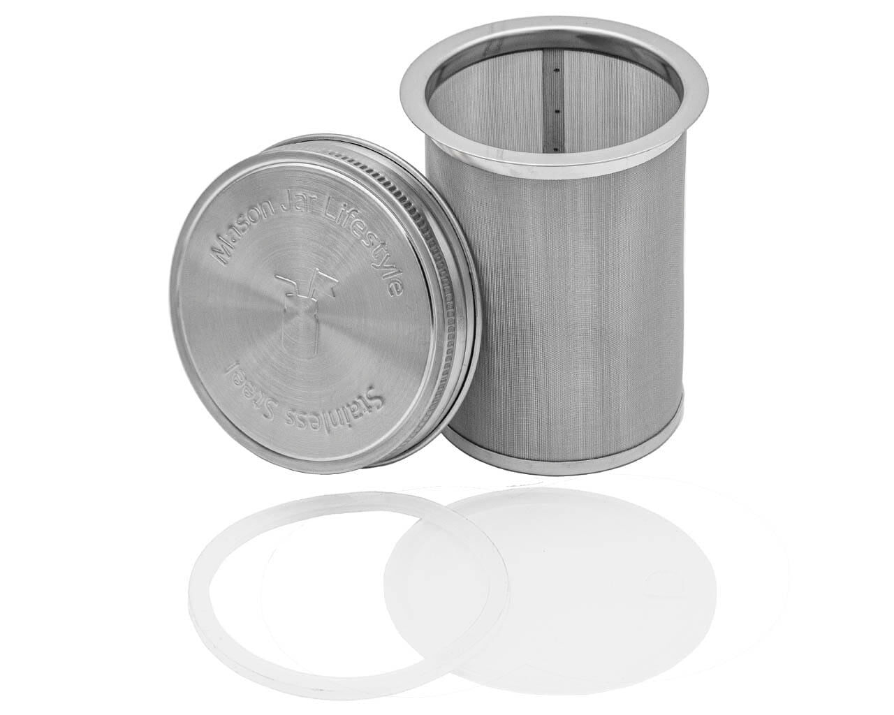 Cold Brew Coffee & Tea Maker Stainless Steel Filter with Lid for Mason Jars