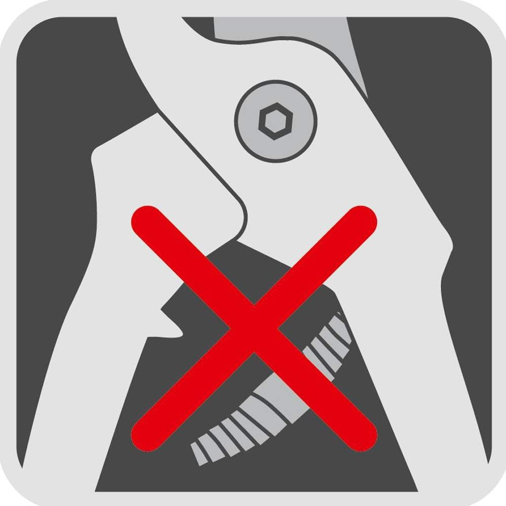 RSEN Anvil Secateurs, Red, 39.5X7.84X3 Cm