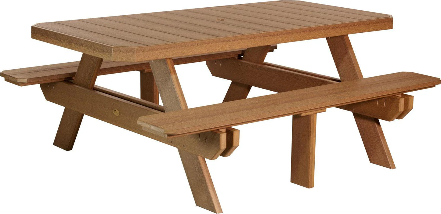 6' Dining Height Rectangular Picnic Table