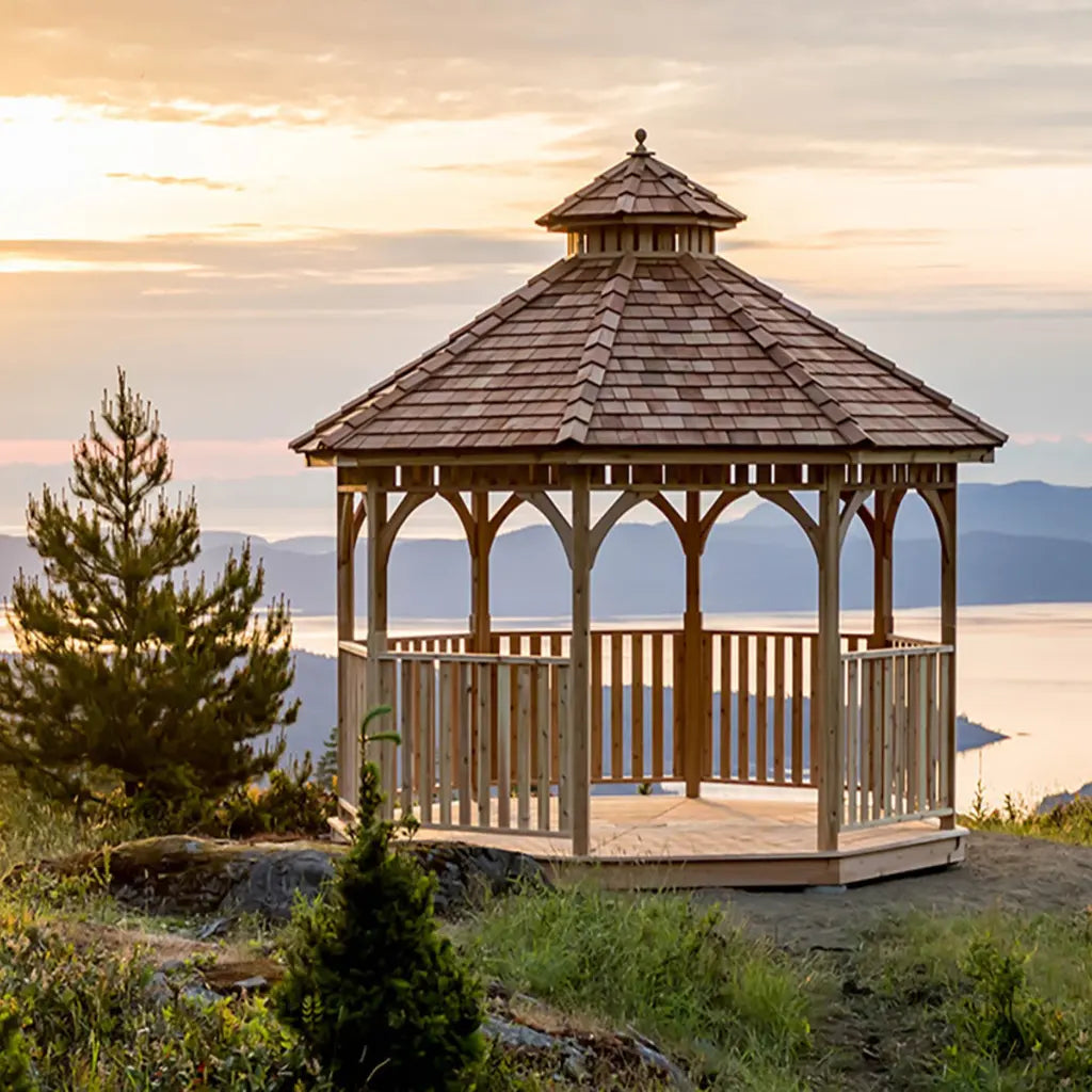 12′ Bayside Panelized Octagon Gazebo