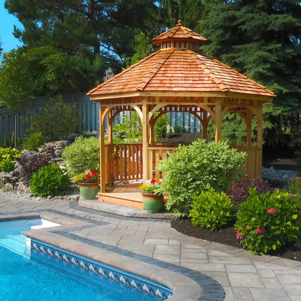 12′ Bayside Panelized Octagon Gazebo