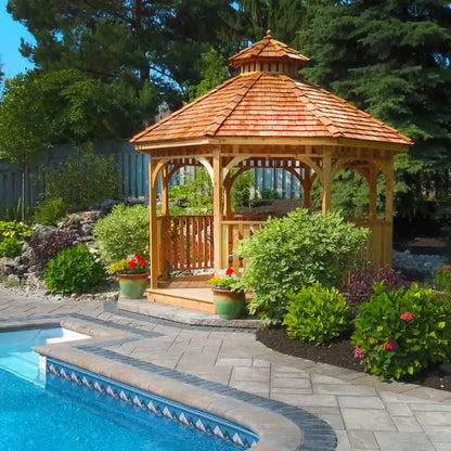 12′ Bayside Panelized Octagon Gazebo