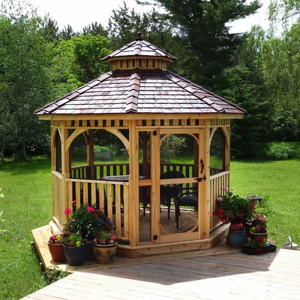 10′ Bayside Gazebo with Screen Kit