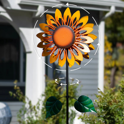 Sunny Sunflower Wind Spinner