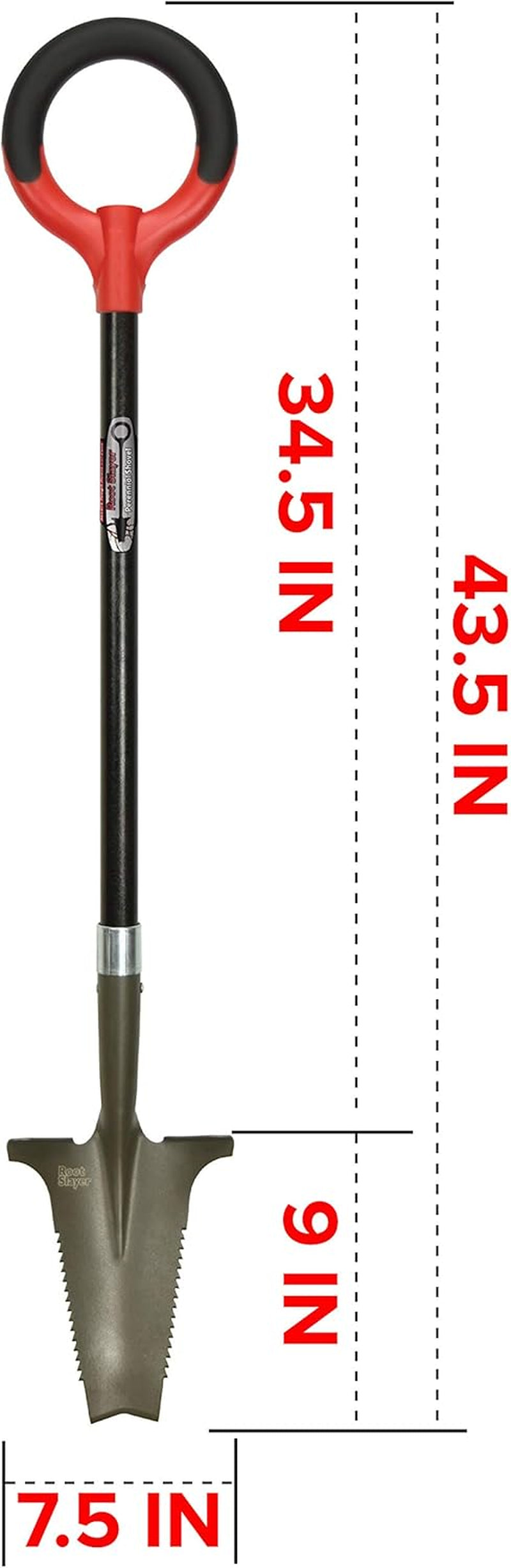 23311 Root Slayer Perennial Shovel, Red