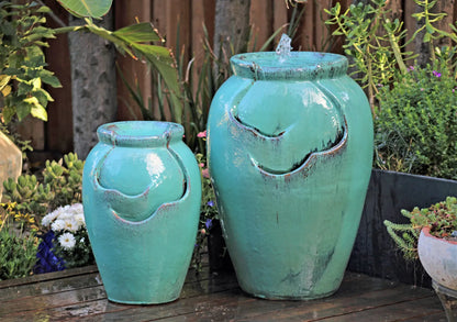 Tea Garden Fountain (Turquoise) by