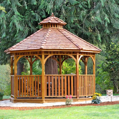 12′ Bayside Panelized Octagon Gazebo
