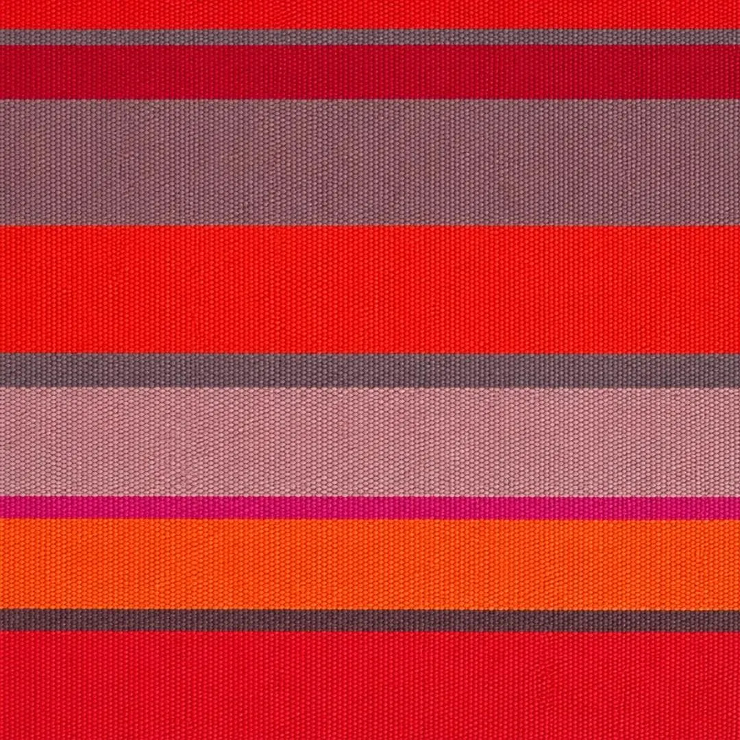 Soft Cotton Hammock for Adults - Red, Orange, and Pink Canvas - Artisan-Made