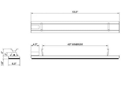 USA 2400W Electric Outdoor Patio Heater