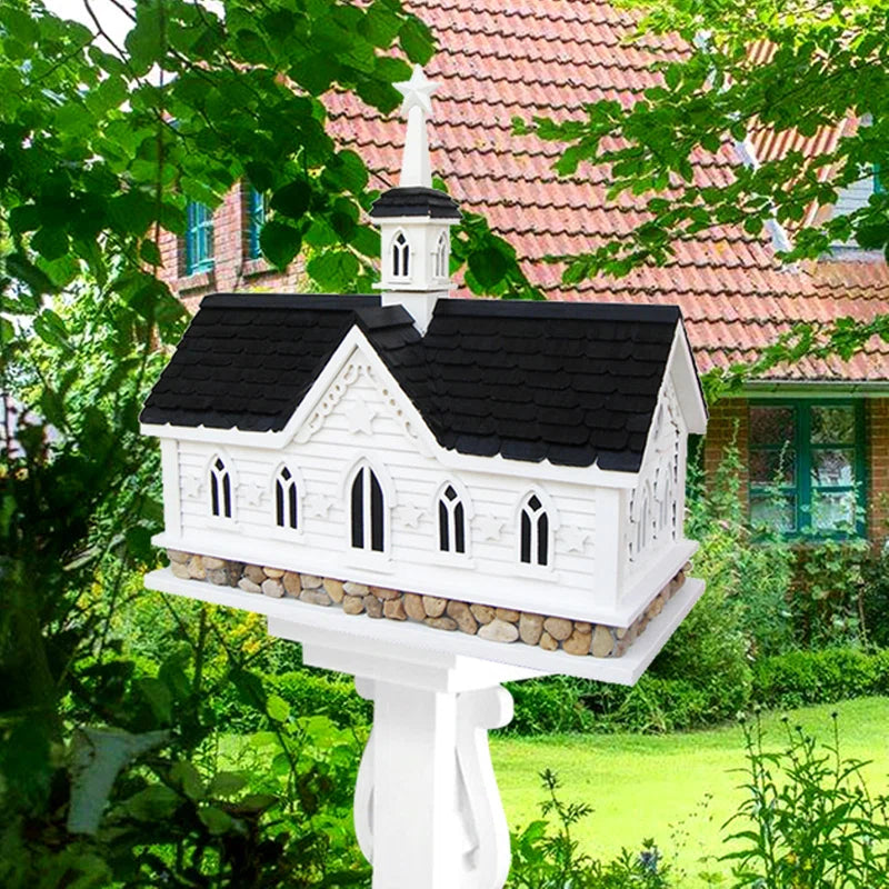 Historic Reproductions Star Barn 19'' H X 18'' W X 8'' D Birdhouse