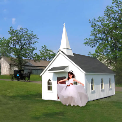 Little Cottage Chapel Playhouse Kit