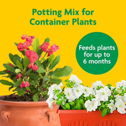 Potting Mix 50 Qt. for Container Plants, Flowers, Vegetables, Shrubs, Feeds up to 6 Months