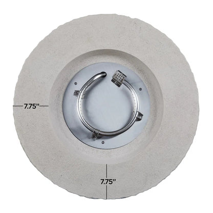 Scottsdale 40" round Stone Propane Fire Pit Table by