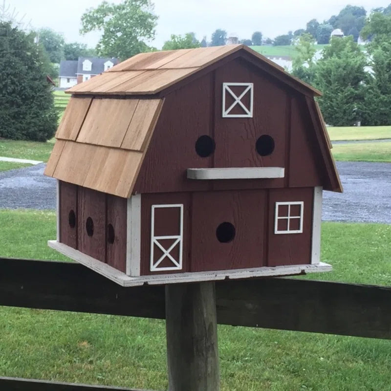 Bird in Hand Series Lancaster Barn 25 in X 22 in X 25 in Birdhouse