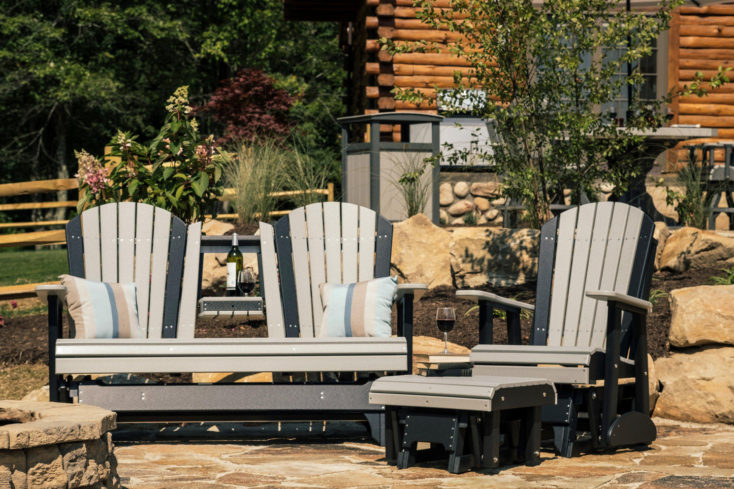 2' Adirondack Glider Chair