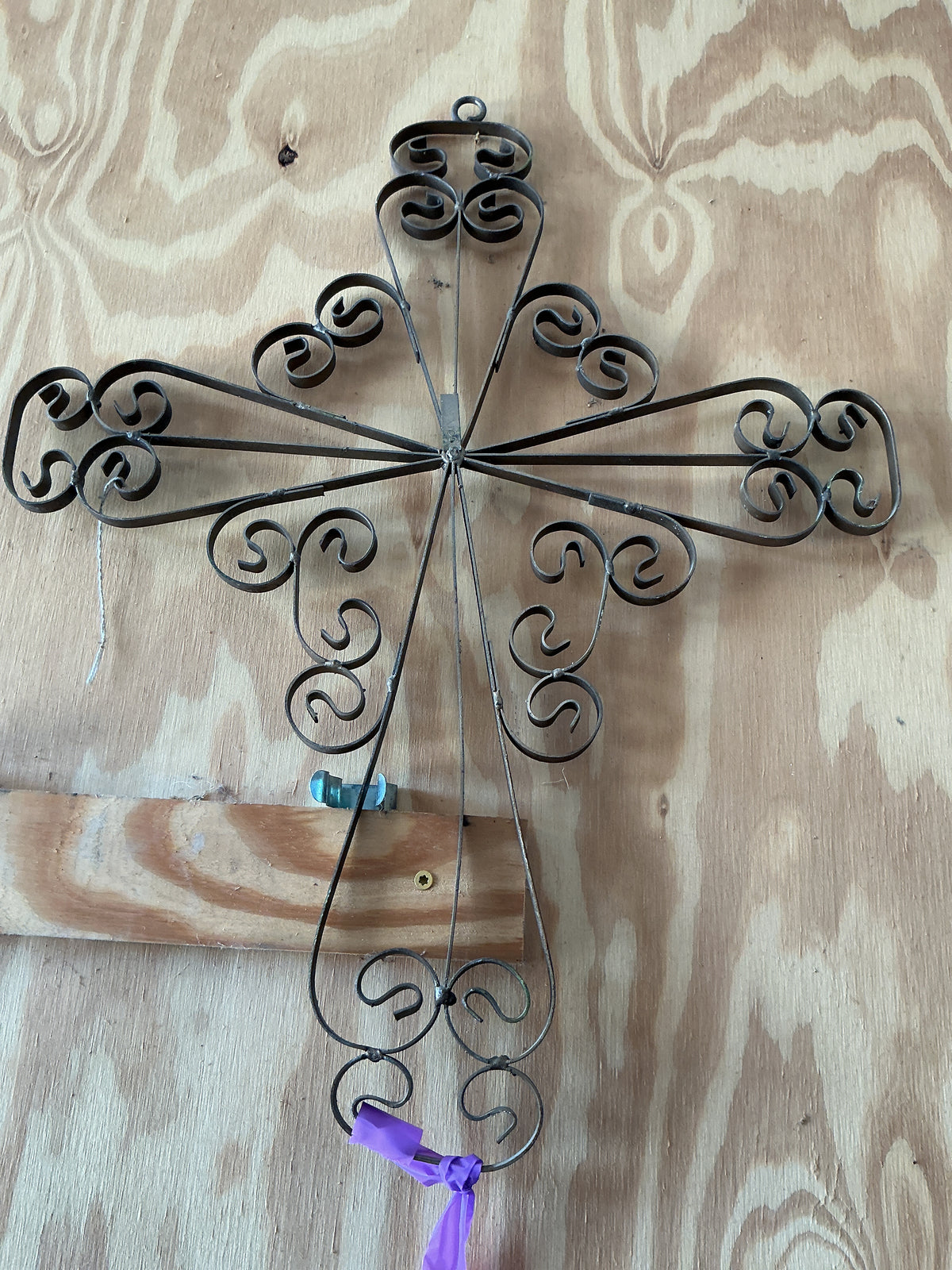Ornamental metal cross