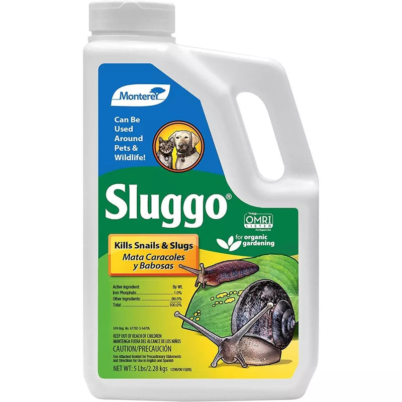 Monterey Sluggo Snail & Slug Killer, 5 lbs