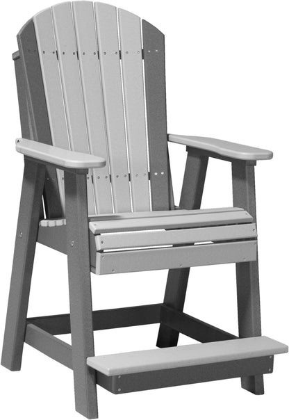 Counter Height Adirondack Balcony Chair