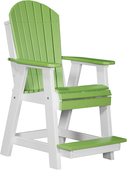 Counter Height Adirondack Balcony Chair