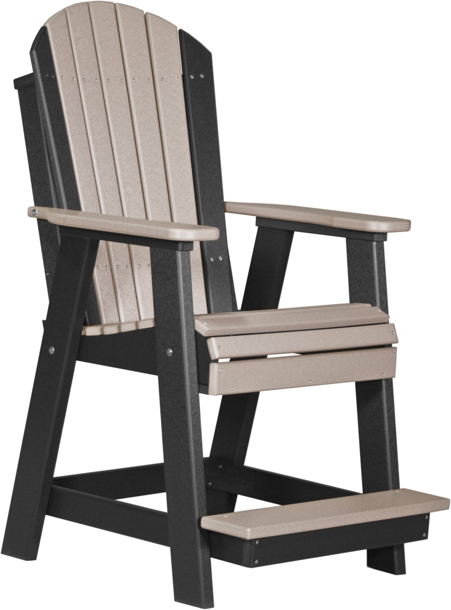 Counter Height Adirondack Balcony Chair