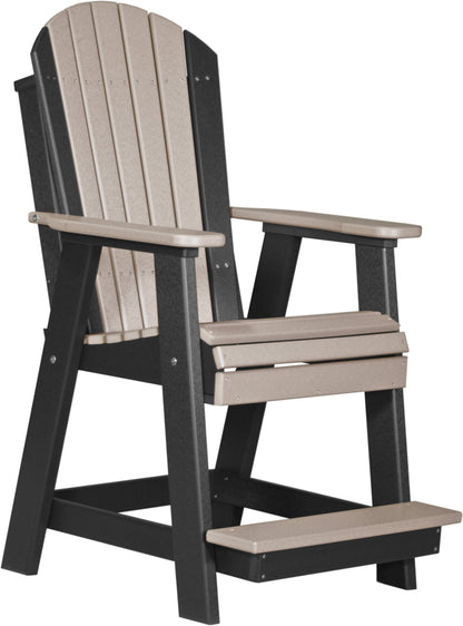 Counter Height Adirondack Balcony Chair