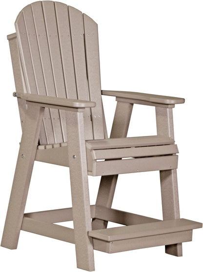Counter Height Adirondack Balcony Chair