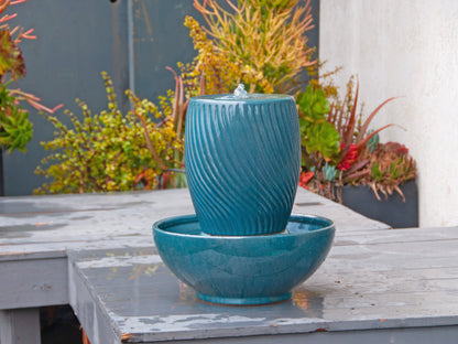 Sunset Twist Jar Fountain by