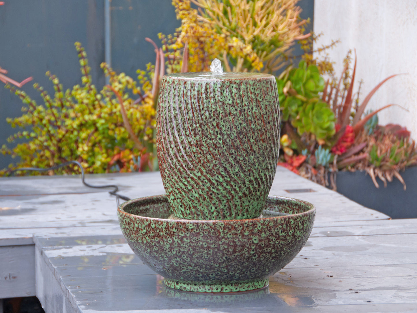 Sunset Twist Jar Fountain by