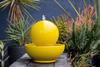 Morning Sun Sphere Fountain by