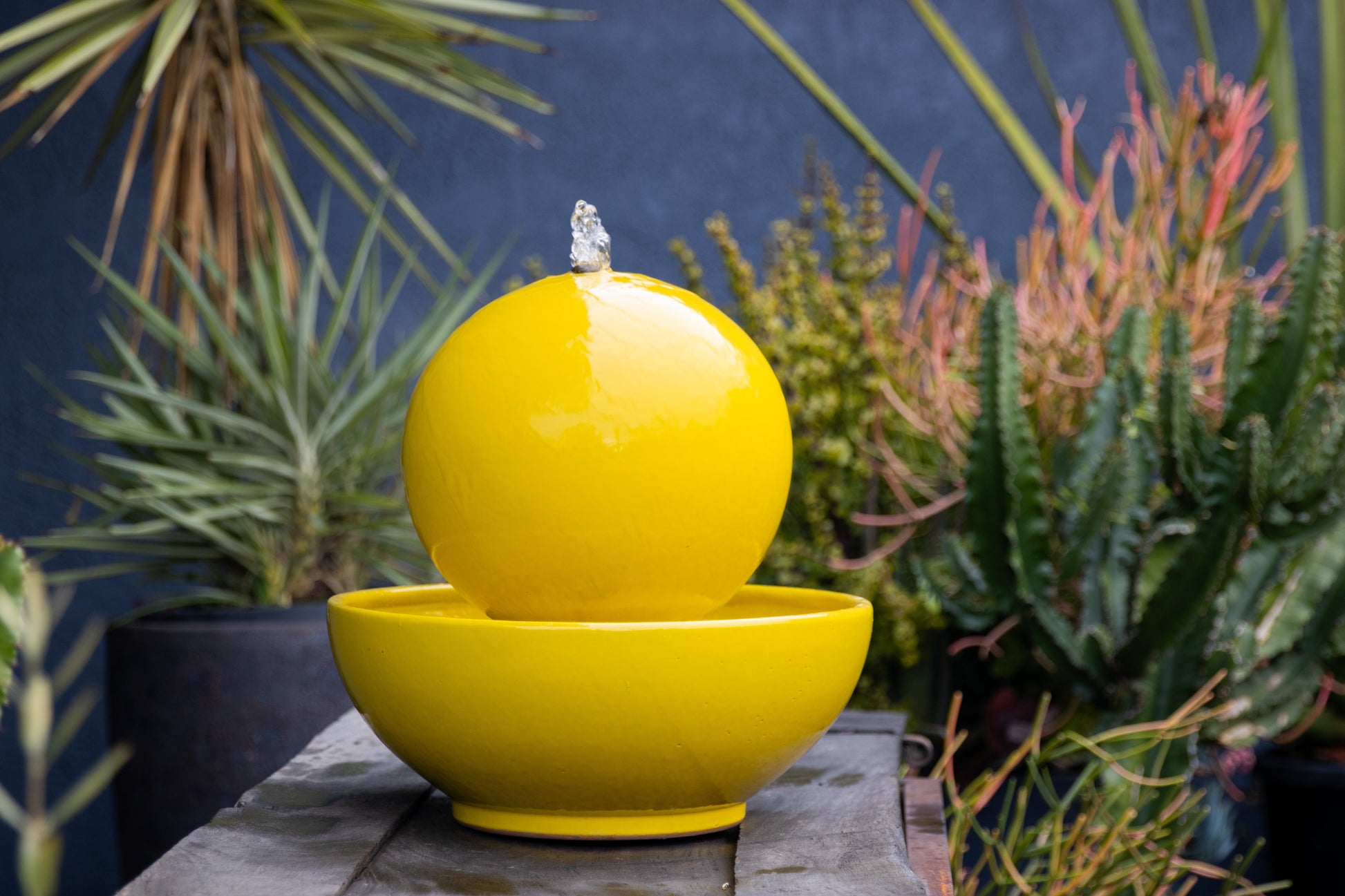 Morning Sun Sphere Fountain by