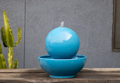 Morning Sun Sphere Fountain by