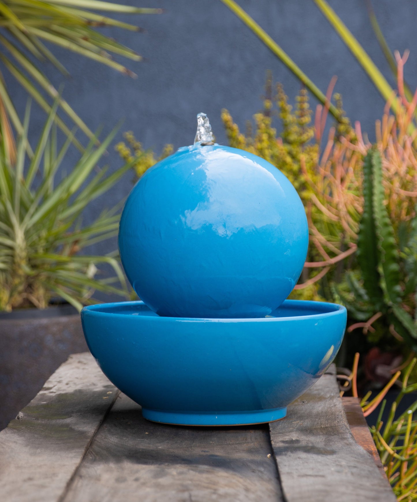 Morning Sun Sphere Fountain by