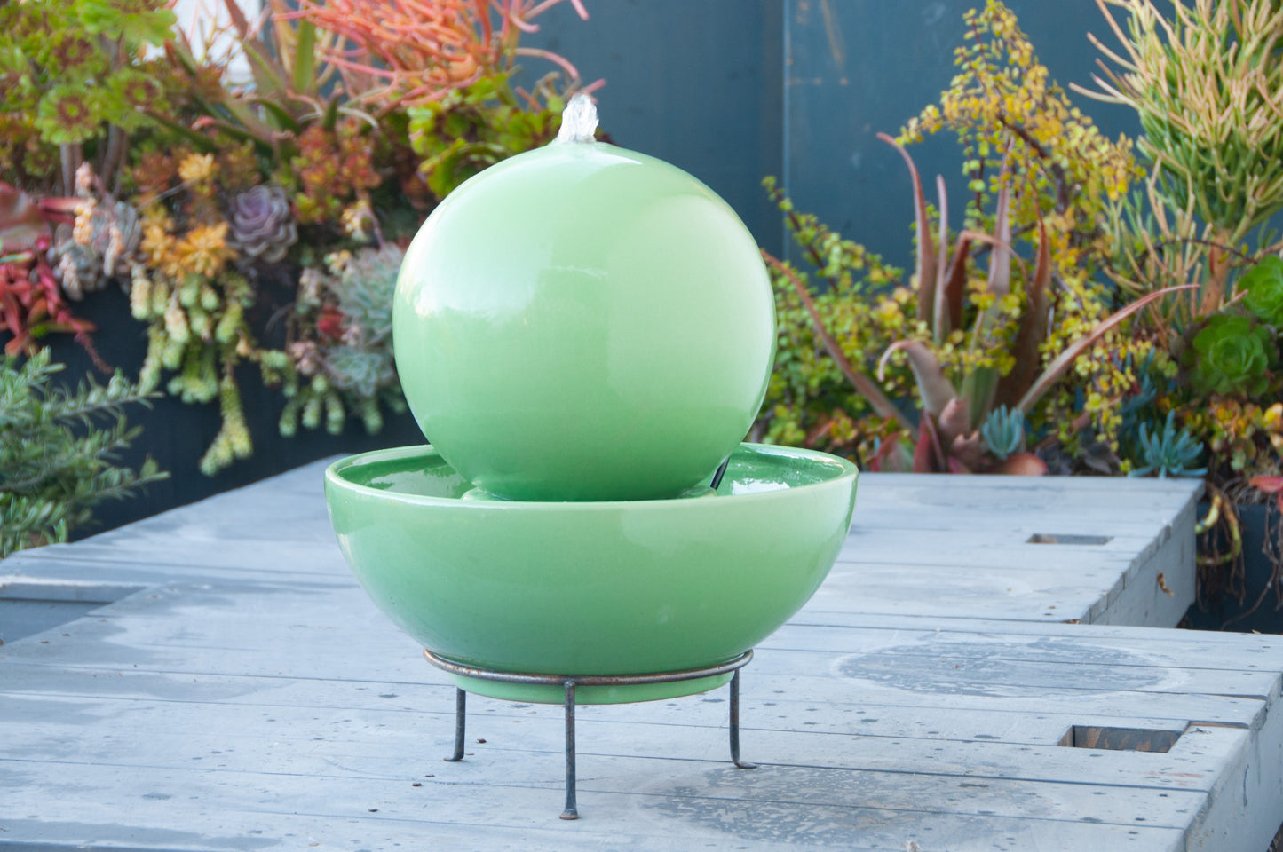 Morning Sun Sphere Fountain by