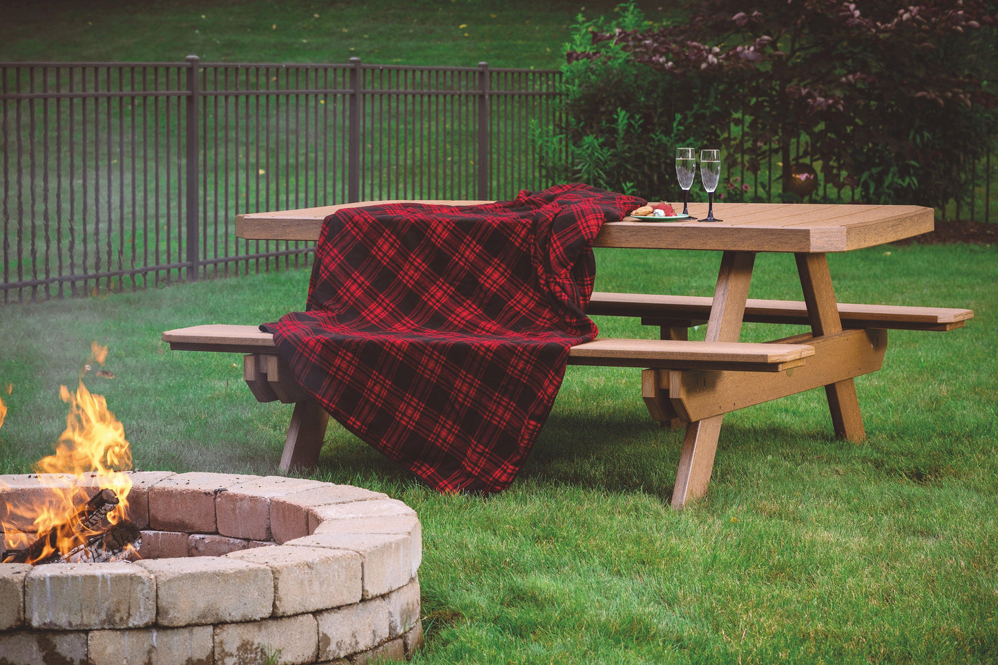 6' Dining Height Rectangular Picnic Table