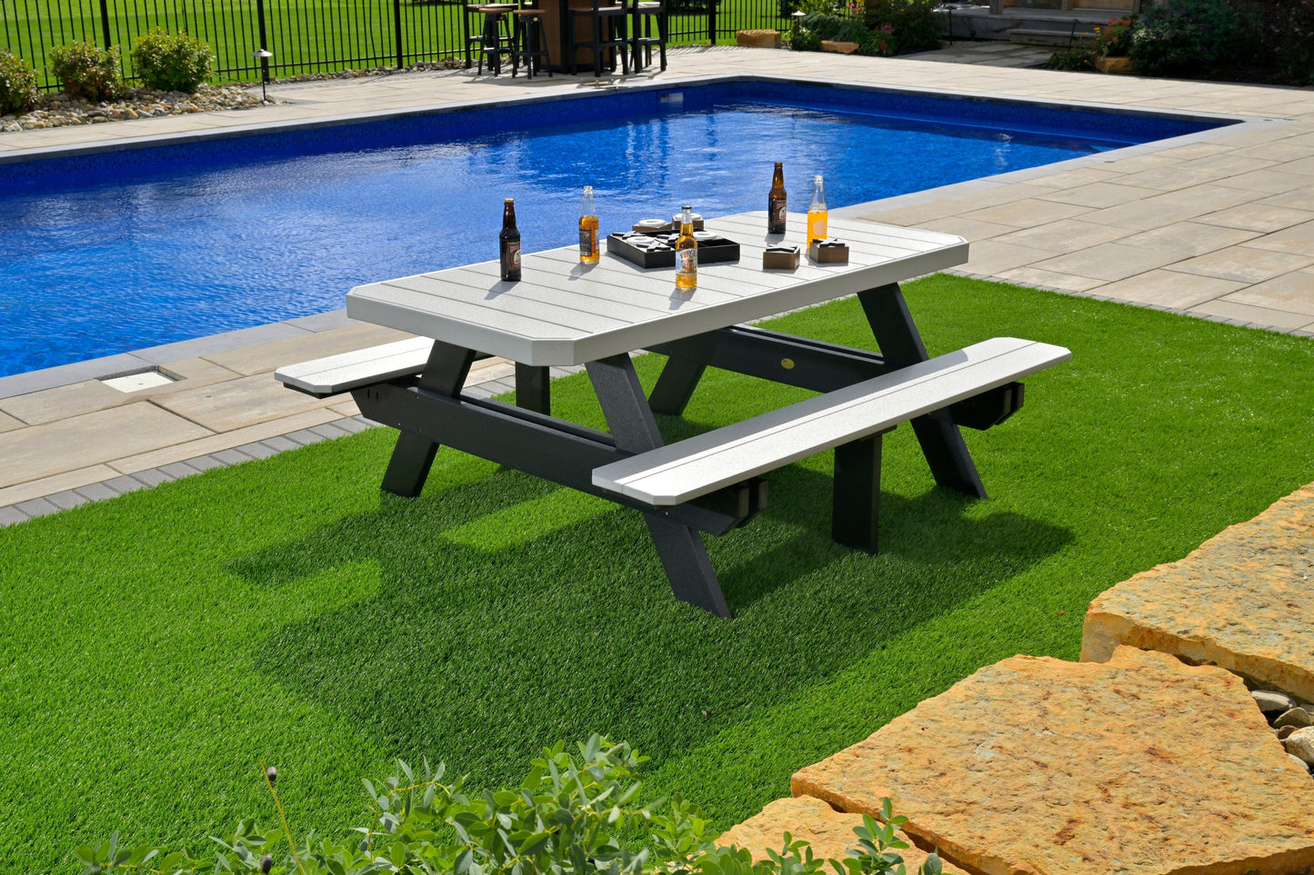 6' Dining Height Rectangular Picnic Table