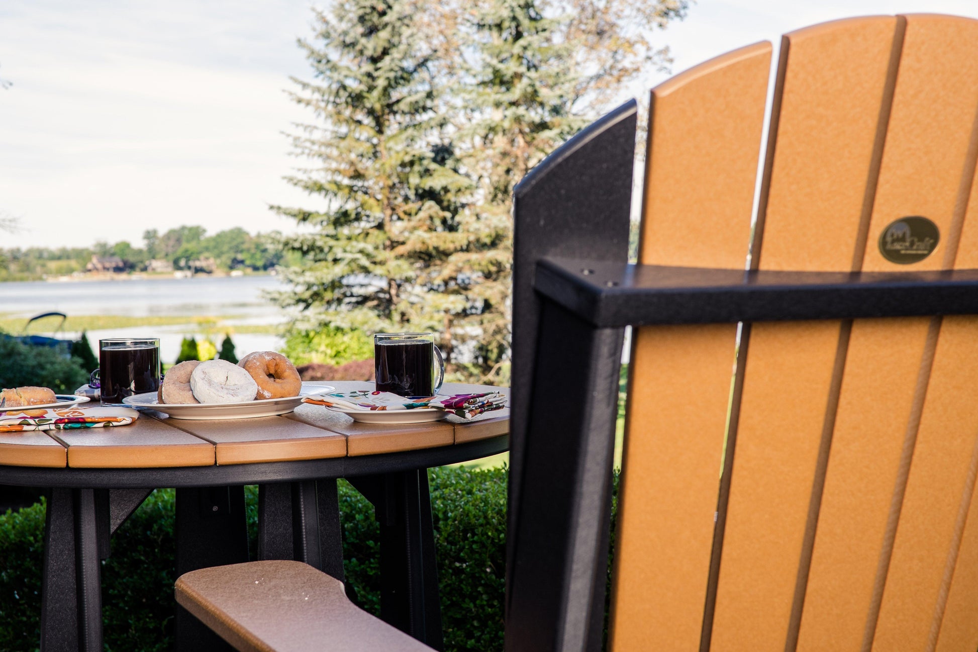 Counter Height Adirondack Balcony Chair