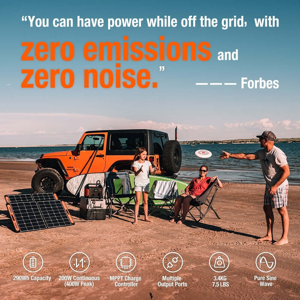 Solar Generator 300 ( 300 plus + Solarsaga 100W)