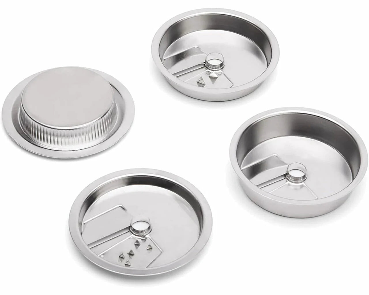 Jarware Stainless Steel 3-In-1 Spiralizer for Wide Mouth Mason Jars