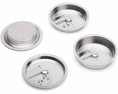 Jarware Stainless Steel 3-In-1 Spiralizer for Wide Mouth Mason Jars