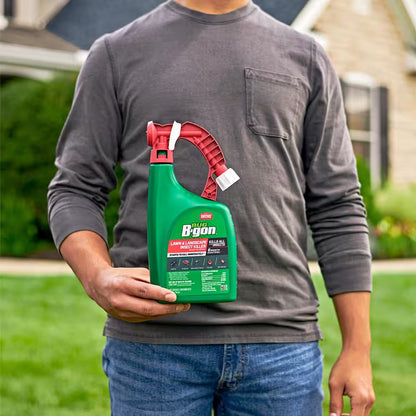 Bug B-Gon Lawn and Landscape Insect Killer Ready-To-Spray 32 Oz. Outdoor Ant, Flea, Tick, Mosquito and Spider Killer
