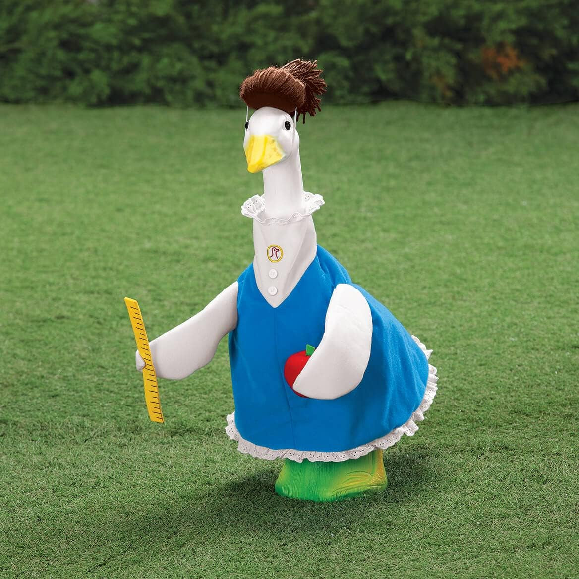 Gaggleville Teacher Goose Outfit, Fits Large 23" H Statue