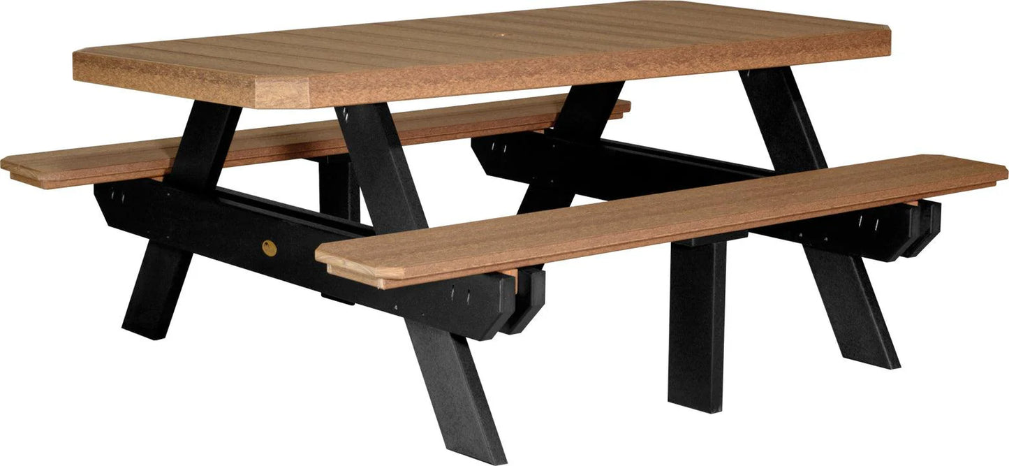 6' Dining Height Rectangular Picnic Table