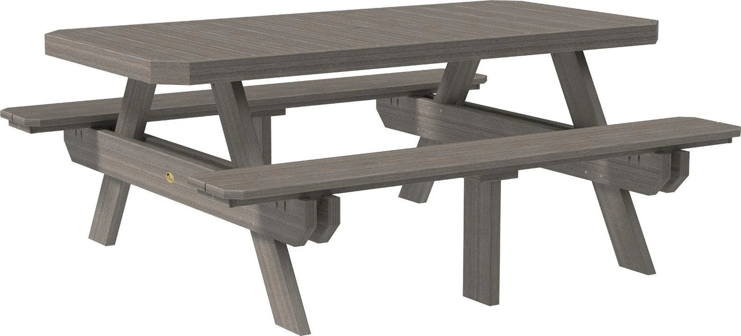 6' Dining Height Rectangular Picnic Table