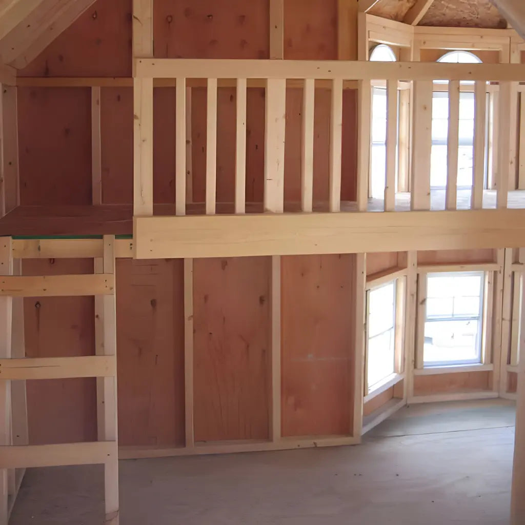 the Grand Portico Mansion Playhouse Kit