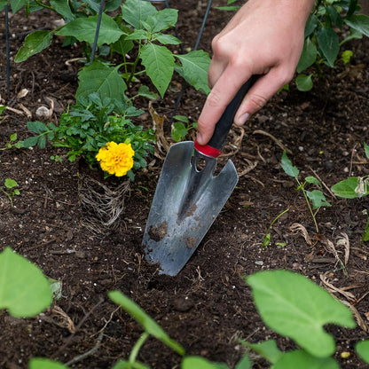 10011 Ergonomic Aluminum Hand Trowel, Red