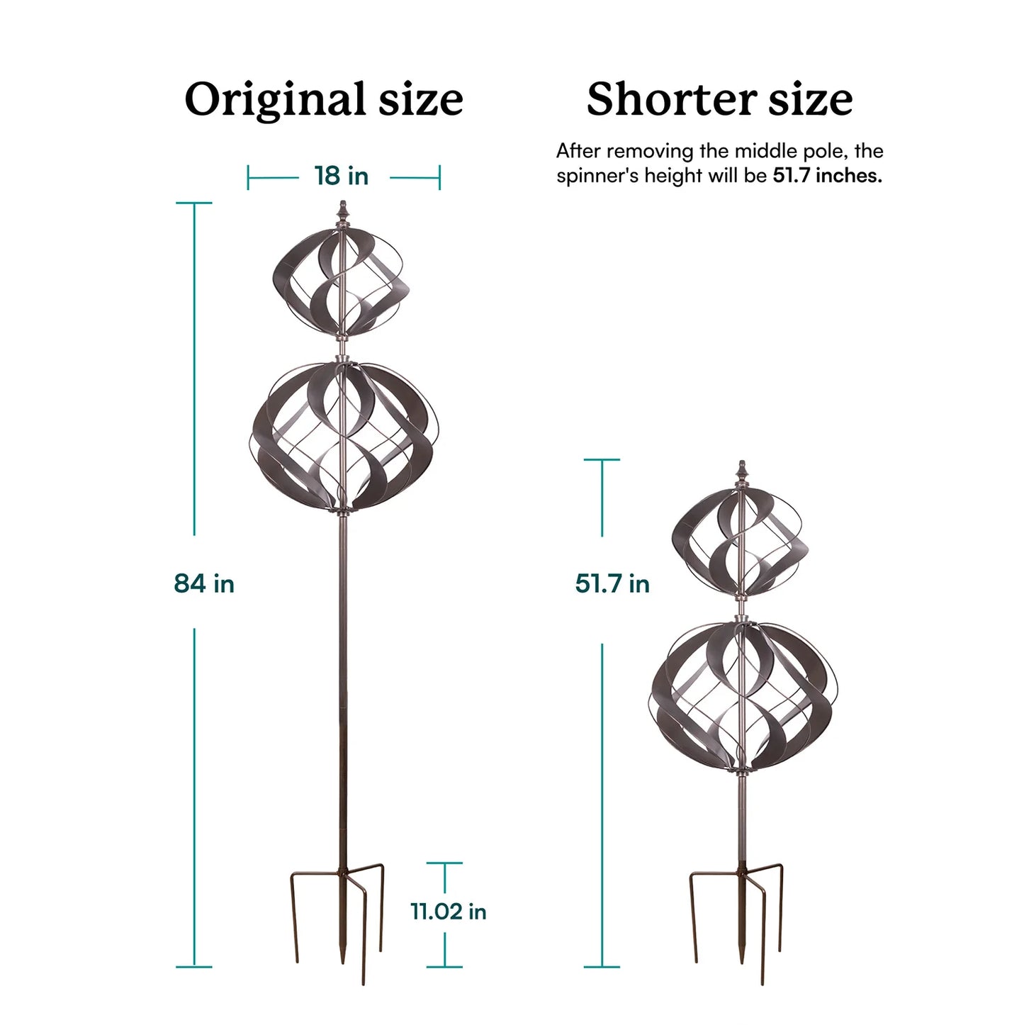 Dual Global Wind Spinner